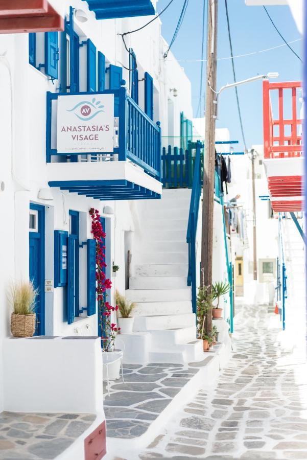Anastasia'S Visage Stylish Accommodation Rooms City Centre Mykonos Mykonos Town Exterior photo